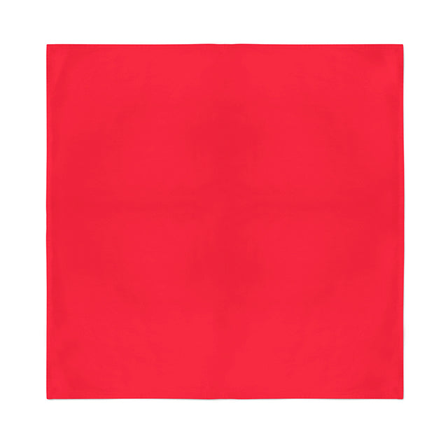 Red solid cotton bandana